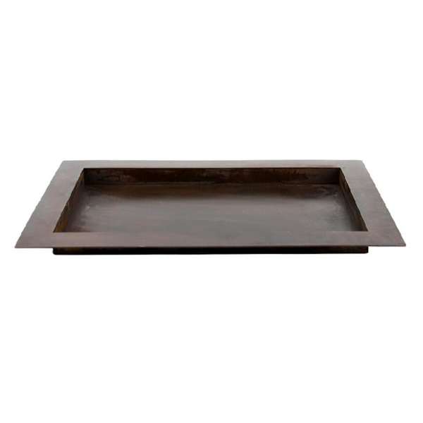 Brown Metal Plate, 24x16