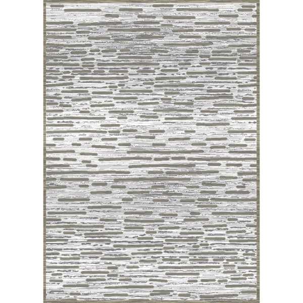 (B572) Crosby St. Kingston Grey Savoy Area Rug, 5x7