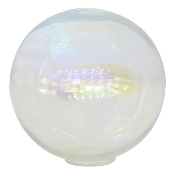 Laila Ali Iridescent Glass Ball, 4"