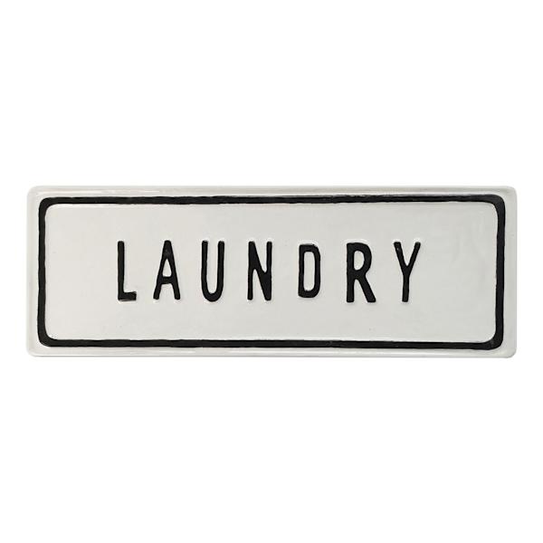 Metal Laundry Word Wall Art, 14x5