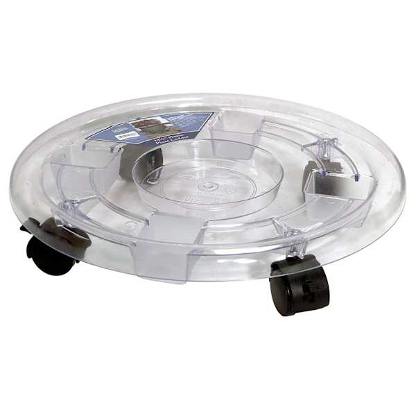 Clear Plastic Garden Dolly, 15"