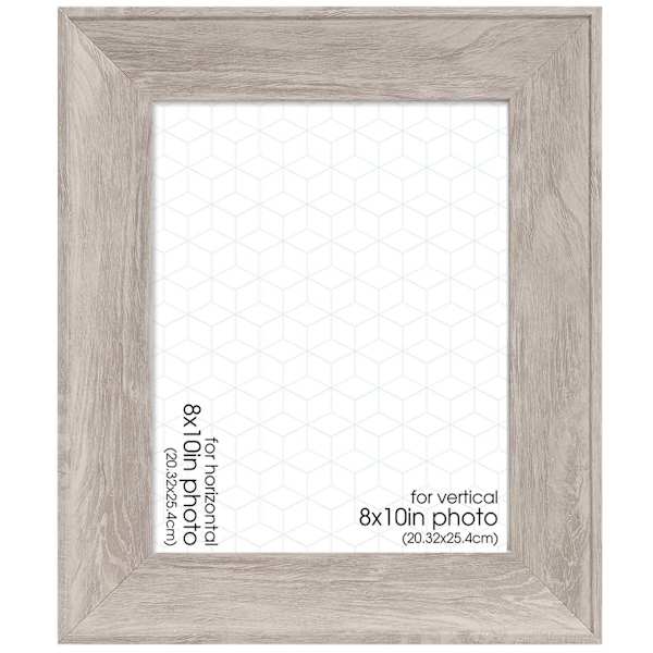 Jacob Dark Grey Tabletop Picture Frame, 8x10