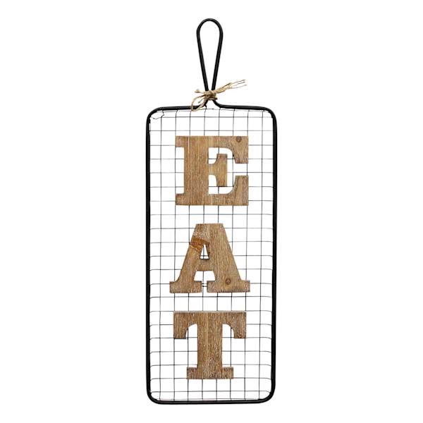 Eat Kitchen Wall Sign, 9x28