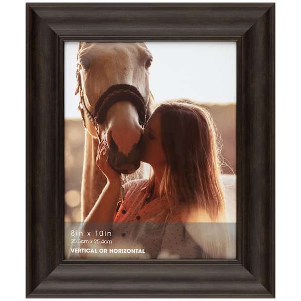 Espresso Scoop Tabletop Picture Frame, 8x10