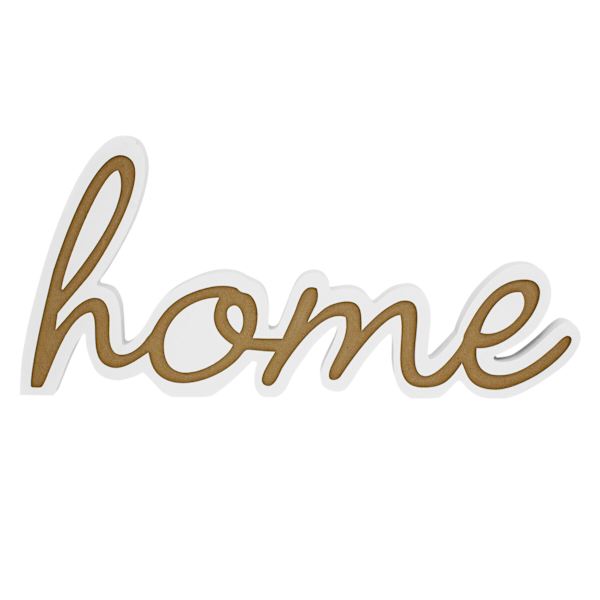 Home Cutout Table Sign, 24x11