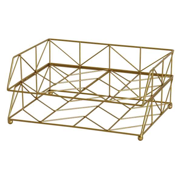 Grace Mitchell Gold Wire Letter Sorter