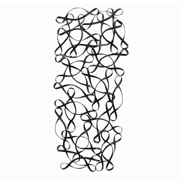 Metal Swirls & Loops Wall Art, 19x43