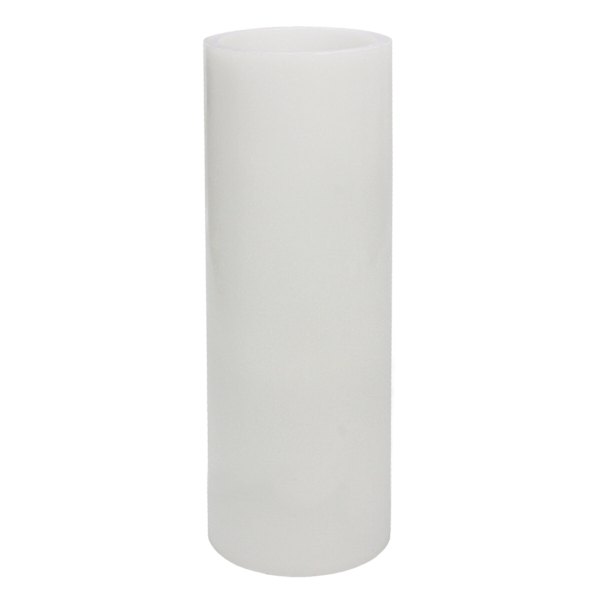 White LED Flameless Pillar Candle, 4x10