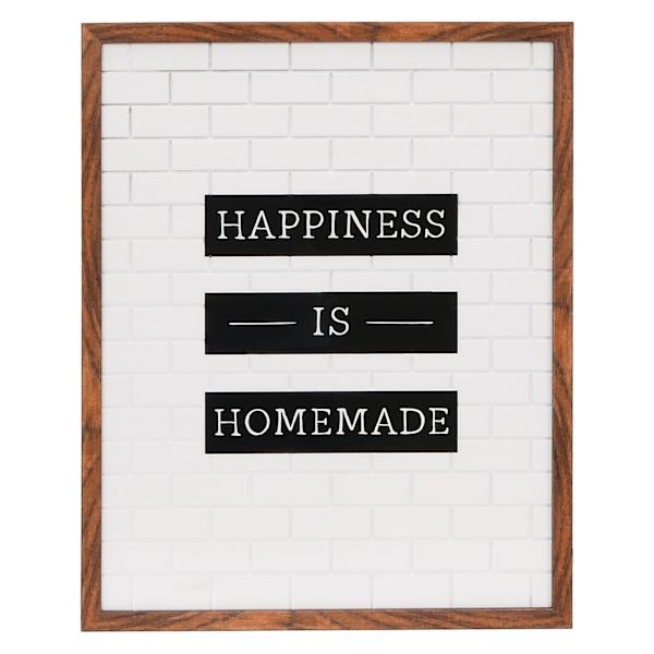 Happiness Is Homemade Wall Sign, 11x14