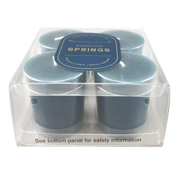 4-Pack Woodland Springs Scented Votive Candles