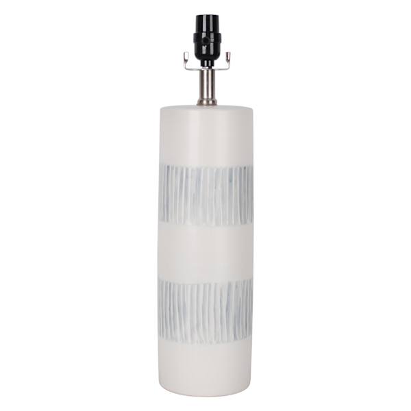 20In Blu/Wht Stripe Table Lamp