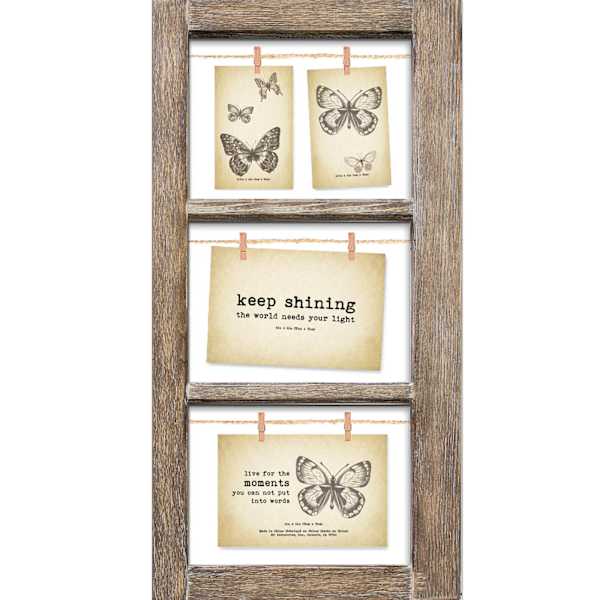 Grey Collage Picture Frame, 13x25