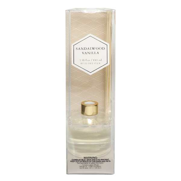 Sandalwood Vanilla Scented Reed Diffuser, 100ml