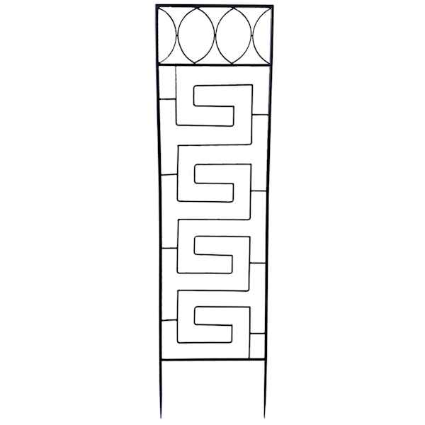 Found & Fable Black Metal Contemporary Garden Trellis, 53"