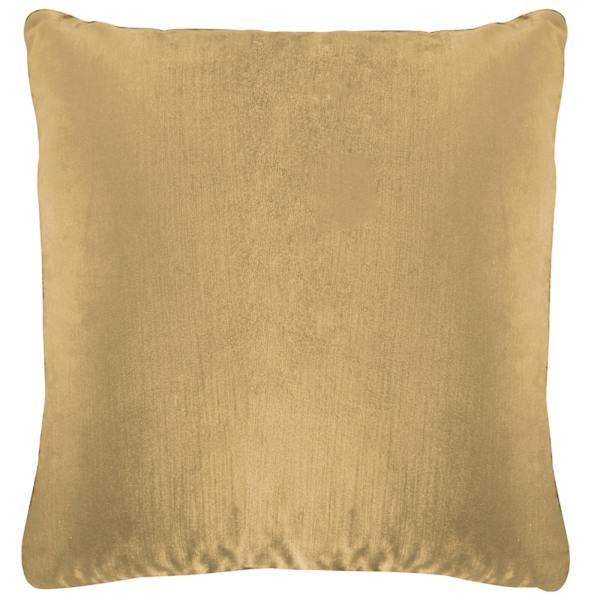 Gillmore Taupe Velvet Throw Pillow, 18"