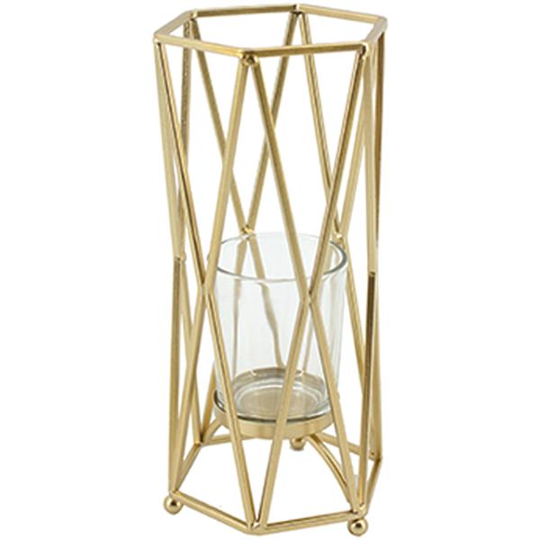 Metal Triangle Candleholder