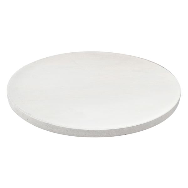 White Wooden Charger Plate