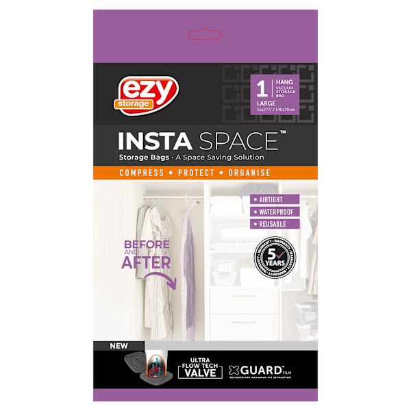Hanging vacuum storage bags argos best sale