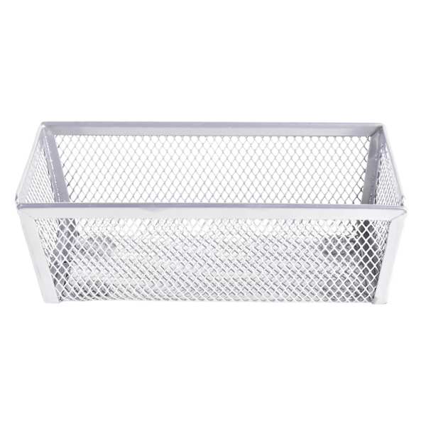 Silver Metal Mesh Drawer Organizer, 3x6