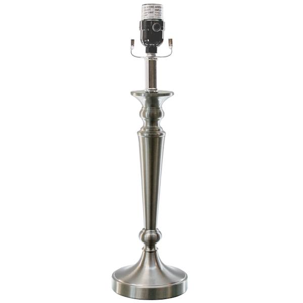 Brushed Metal Table Lamp, 20.5"