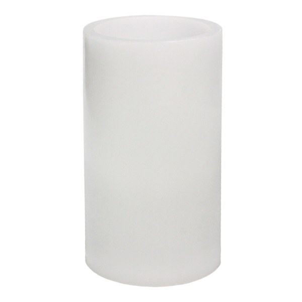 White LED Flameless Pillar Candle, 4x6