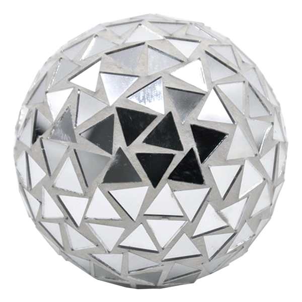 Triangular Mosaic Mirror Ball, 4"