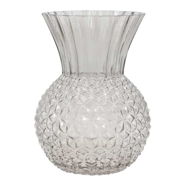 Grace Mitchell Textured Glass Vase, 7"
