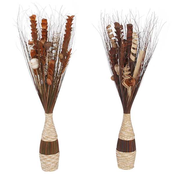 Dried Natural Buri Bundle, 40", Assorted Styles