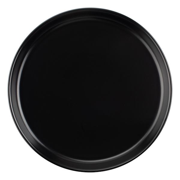 Crosby St. Matte Black Stoneware Dinner Plate