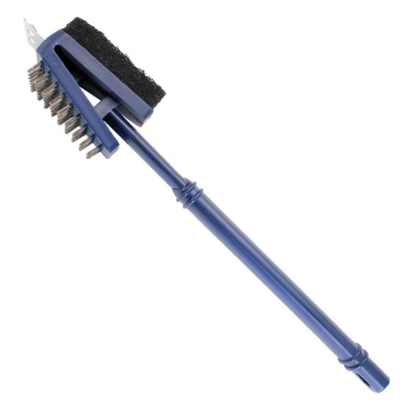 Dual Nylon Bristle Grill Brush, 14"