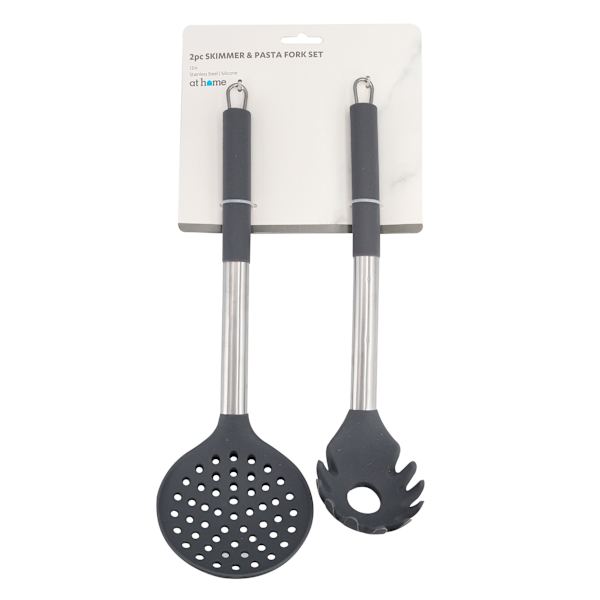 2-Piece Pasta Fork & 12" Skimmer Set