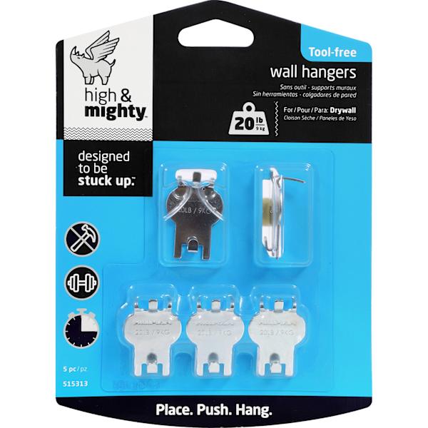 5-Piece Tool Free Wall Hanging Set