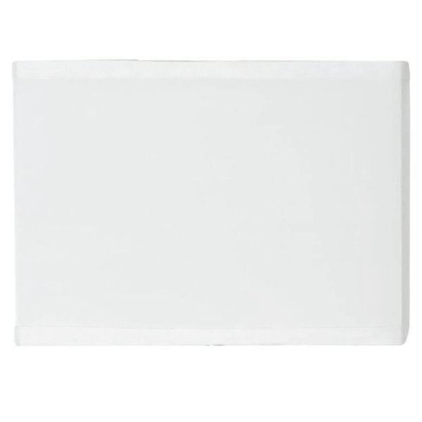 White Rectangle Small Table Lamp Shade, 12x7x9