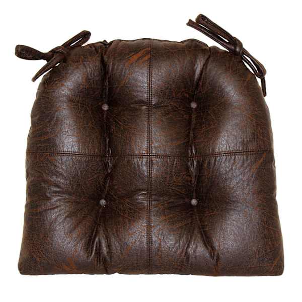 Faux leather dining chair cushions sale