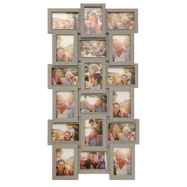 18-Opening Grey Collage Picture Frame, 18x35
