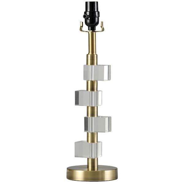 17in. Clear Crystal Accent Lamp