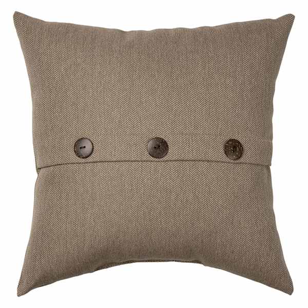 Tristan Acorn Premium Square Outdoor Throw Pillow, 18"