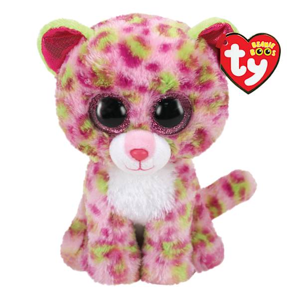 Ty Beanie Boos Lainey the Pink Leopard