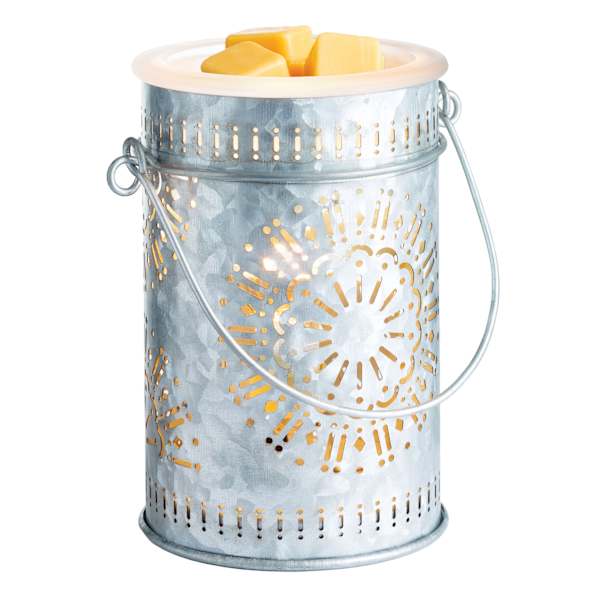 Galvanized Tin Fragrance Wax Warmer