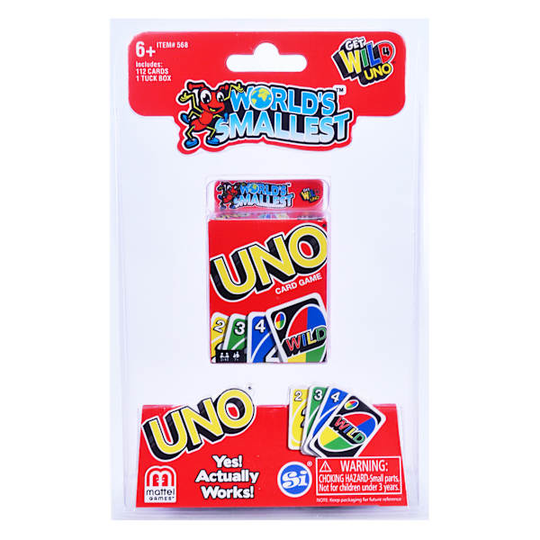 World's Smallest Uno Game