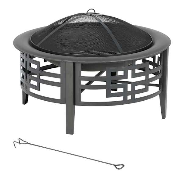 Baton Rouge Outdoor Fire Pit, 35"