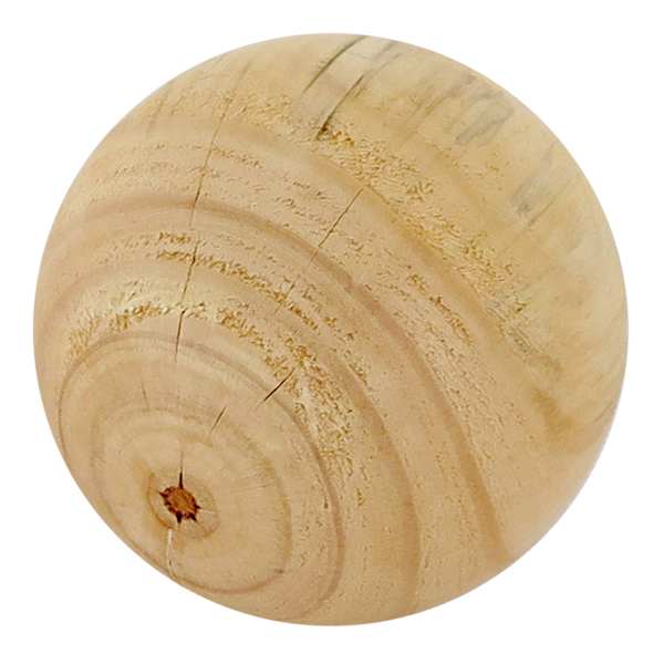 Honeybloom Wooden Decorative Ball, 5"