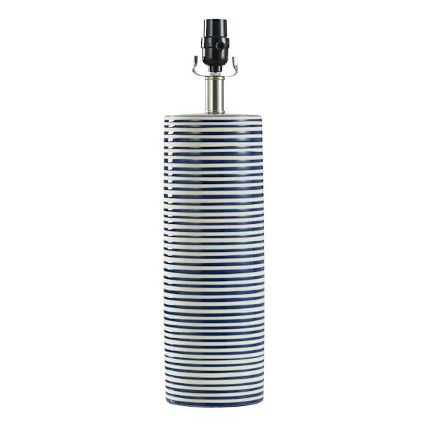 Tracey Boyd 20 Blue Ceramic Swirl Table Lamp
