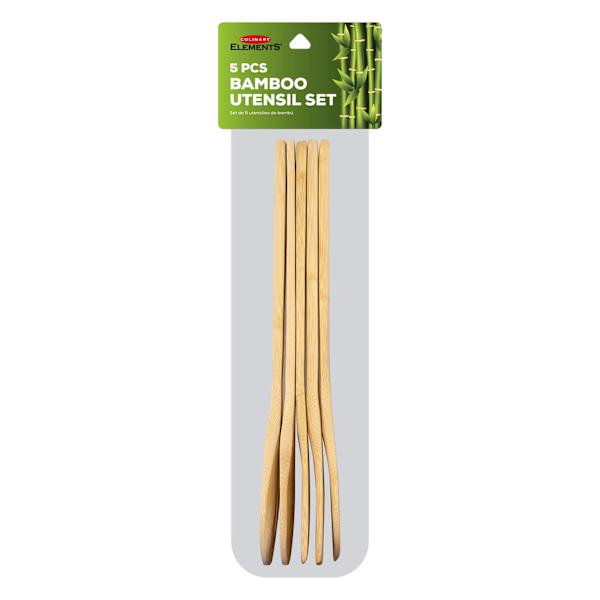 Bamboo Utensil Set 5 Pieces