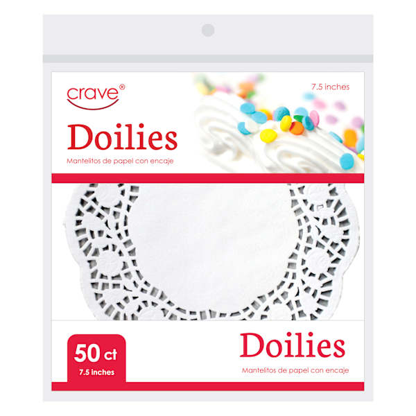 50-Count Crave Doilies, 7.5"