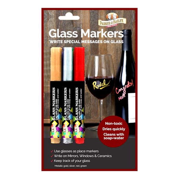 Glass Markers 3 Pack