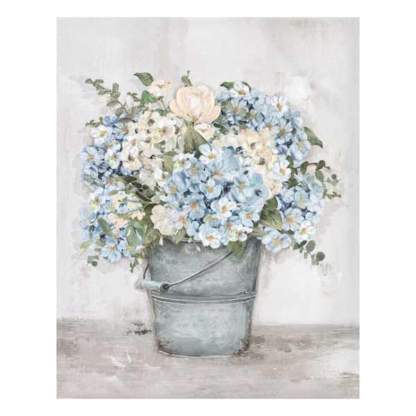 Honeybloom Floral Canvas Wall Art, 16x20