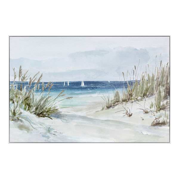 Ty Pennington Framed Coastal Canvas Wall Art, 36x24