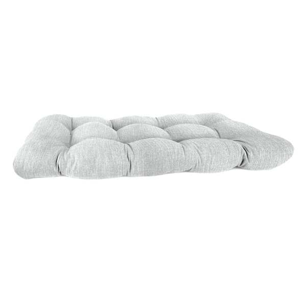 Tahiti Silver Outdoor Wicker Settee Cushion