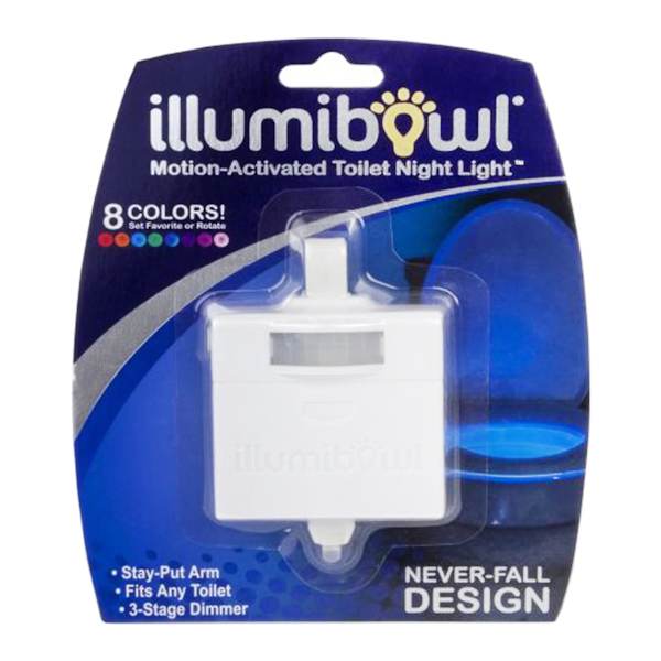 Illumibowl Motion-Activated Toilet Night Light